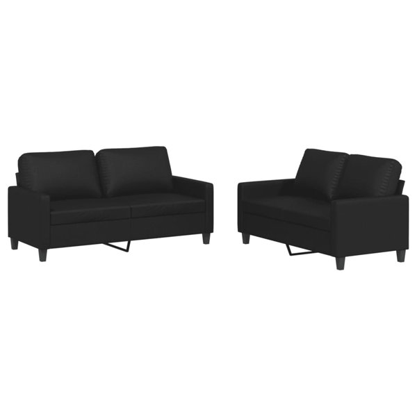 Ebern Designs Bryin 2 Piece Faux Leather Living Room Set Wayfair